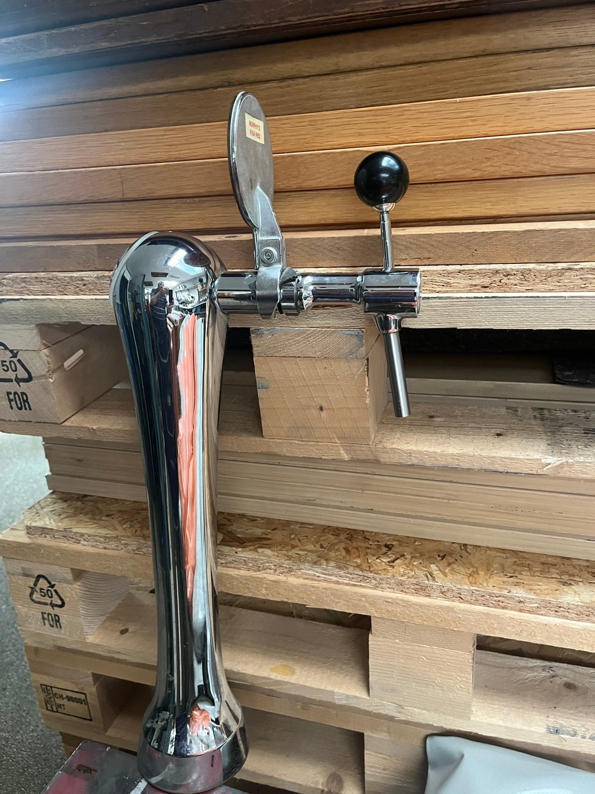 Biertap, Ophalen of Verzenden, Meerkleurig, Overige merken, Glas