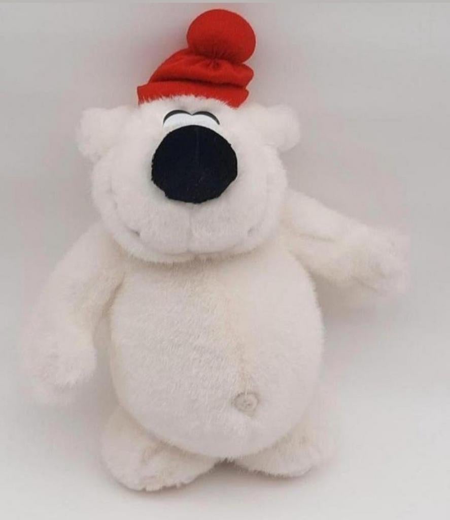 Dommel knuffel met rode muts Lombard 2002, Verzamelen, Ophalen of Verzenden, Overige figuren, Zo goed als nieuw, Beeldje of Figuurtje