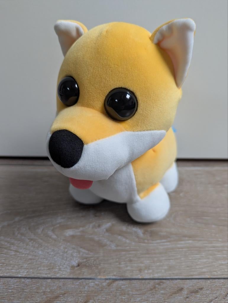 Adopt Me Hondje Knuffel Shibu Inu, Overige merken, Overige karakters, Middelgroot (20 tot 80 cm), Meerkleurig