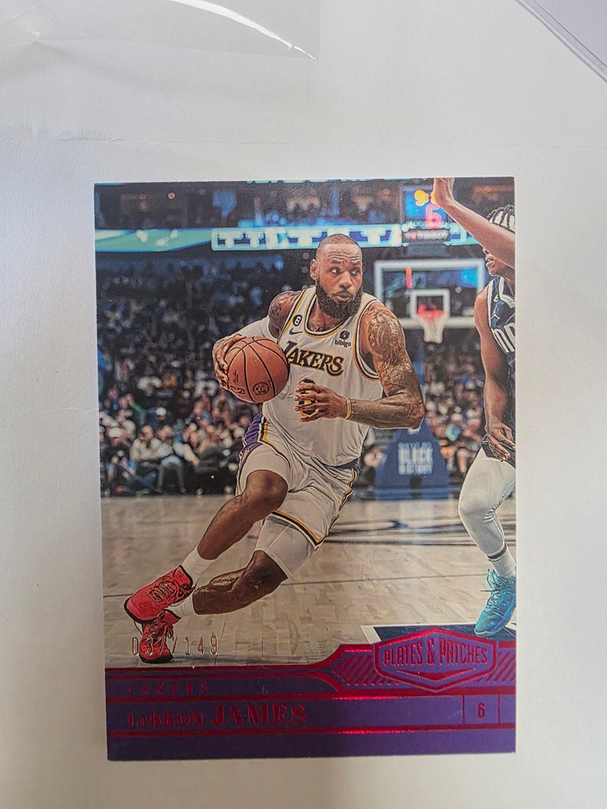 LeBron James Panini Chronicles Plates & Patches #149, Ophalen of Verzenden, Zo goed als nieuw, Overige sporten, Spelerskaart