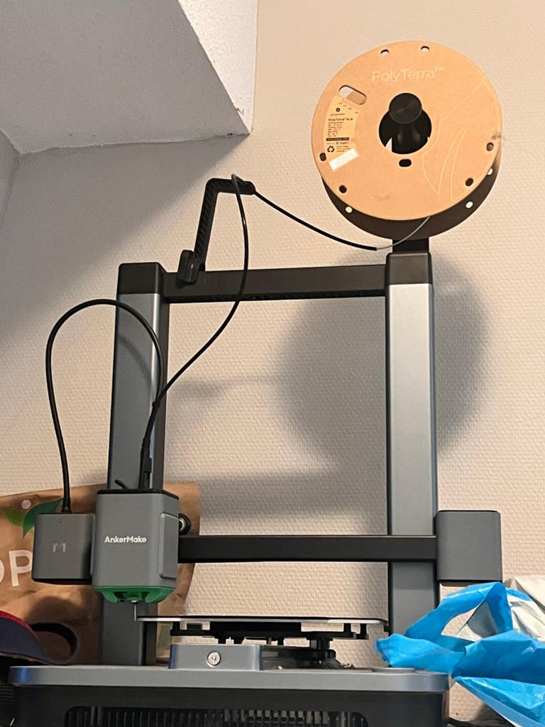 3D printer AnkerMake M5C (eufyMake), Computers en Software, Ophalen, Ingebouwde Wi-Fi, Zo goed als nieuw, Filament