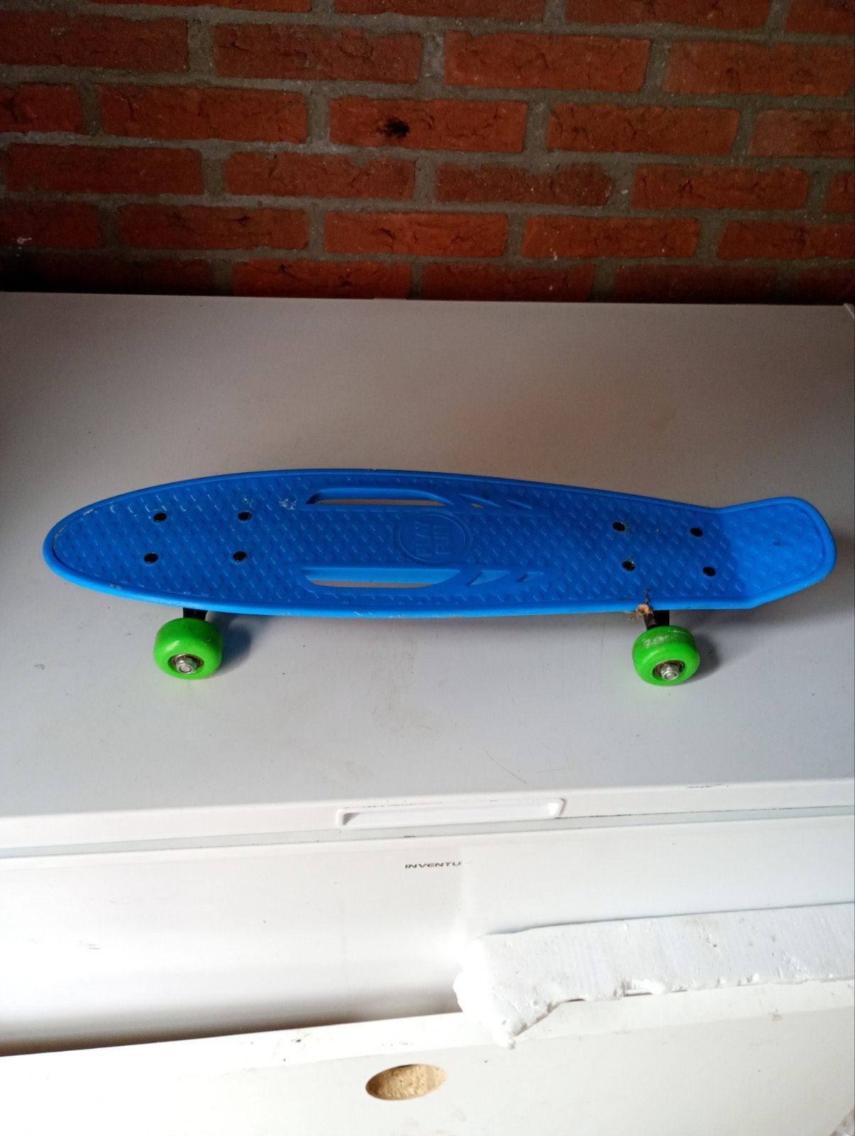 Blauw Pennyboard - Play Fun Skateboard, Sport en Fitness, Ophalen, Nieuw, Skateboard
