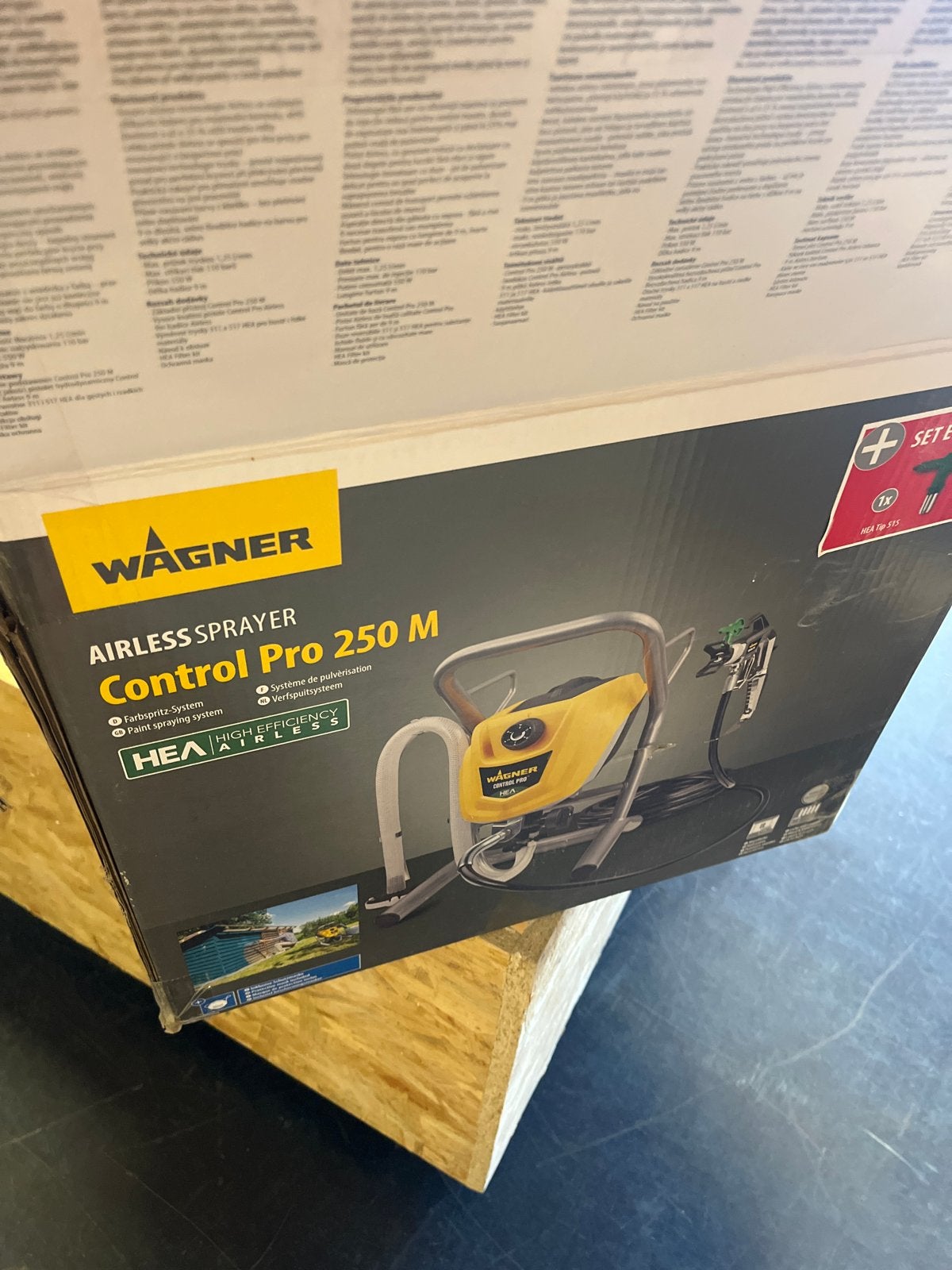 Wagner Airless Sprayer Control Pro 250 M Verfspuit, Ophalen, Gebruikt, Verfspuit of Verfpomp