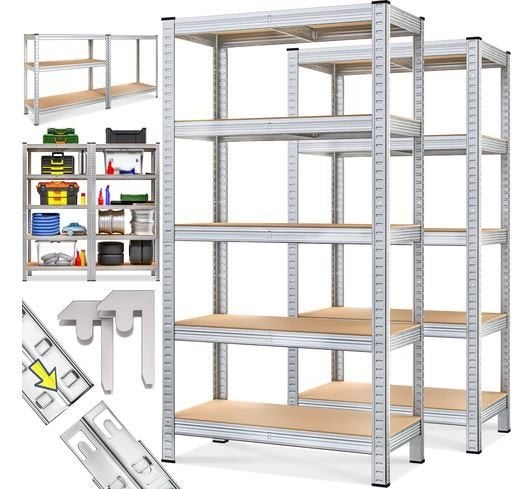 2x Stellingkast stelling opbergrekken blauw GRATIS BEZORGD!, Verzenden, Nieuw, Nvt, Nvt