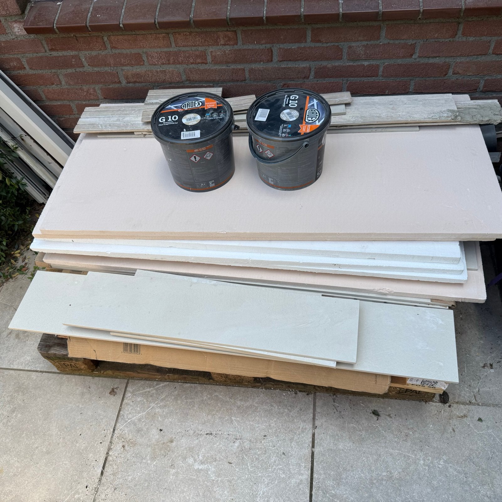 Tegels Resina Crema Silktech 60x120 + Ardex voegmortel, Doe-het-zelf en Verbouw, Tegels, Ophalen, 60 cm of meer, Keramiek, Nieuw