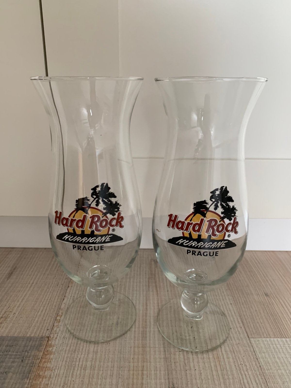 Hard rock prague hurricane glazen, Ophalen of Verzenden, Zo goed als nieuw, Bierglas