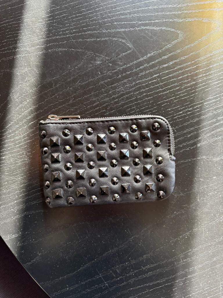 Leren portemonnee met studs van Mexx, Overige merken, Zwart, Ophalen of Verzenden, Zo goed als nieuw