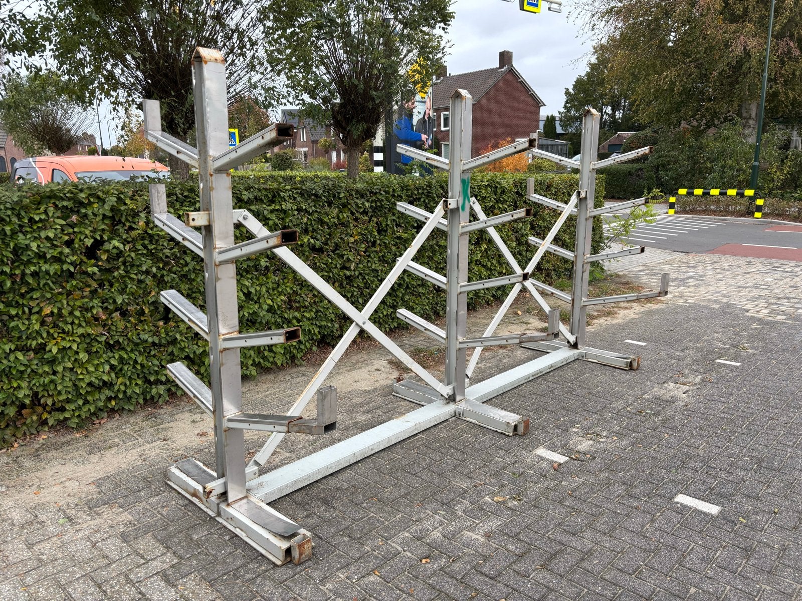 Metalen Kerstboom Opslag stelling met Uitschuifbare Poten, Ophalen of Verzenden