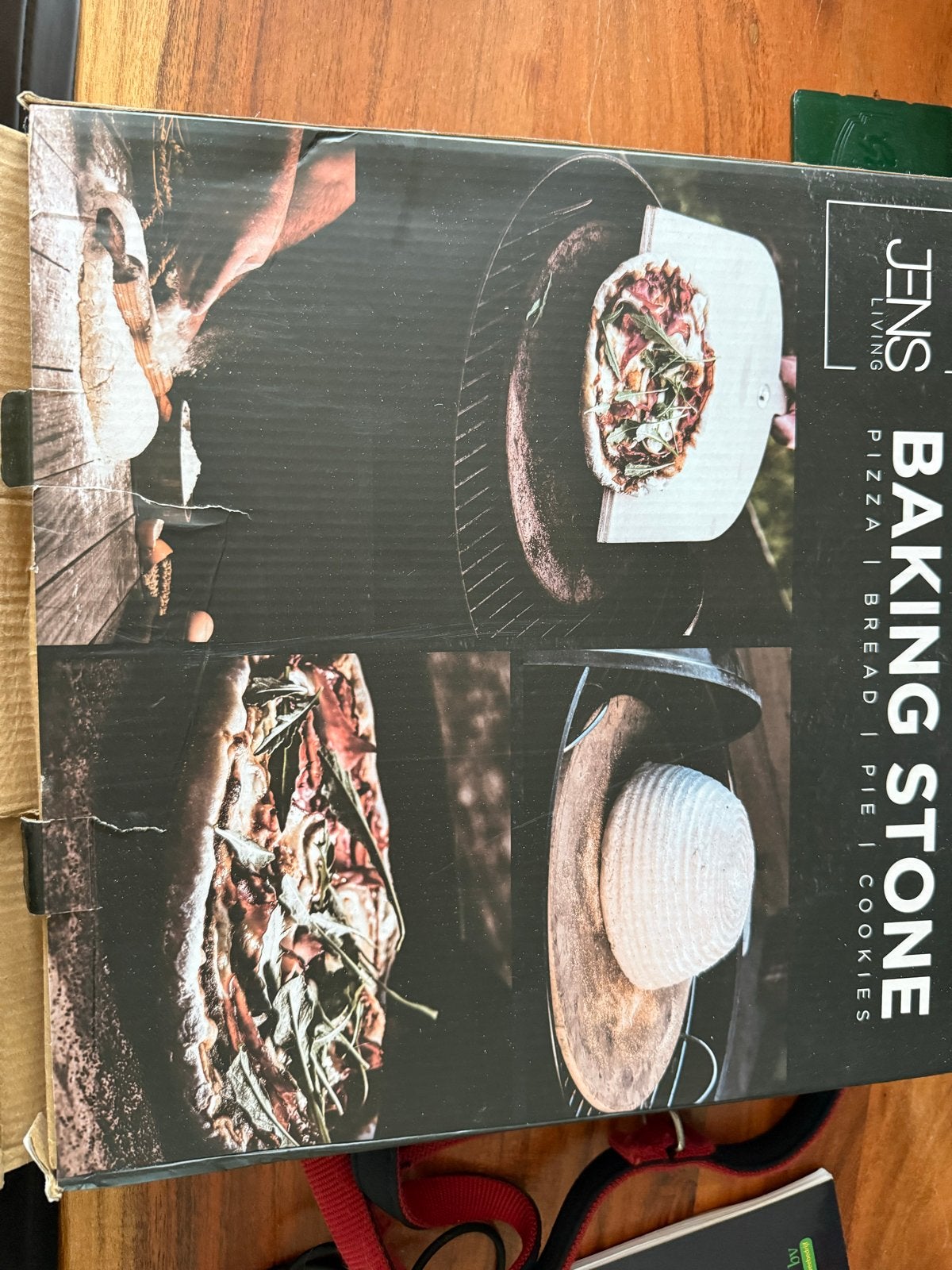 JENS LIVING Pizza Steen - Ø33cm Baksteen voor Oven/BBQ, Ophalen, Gebruikt