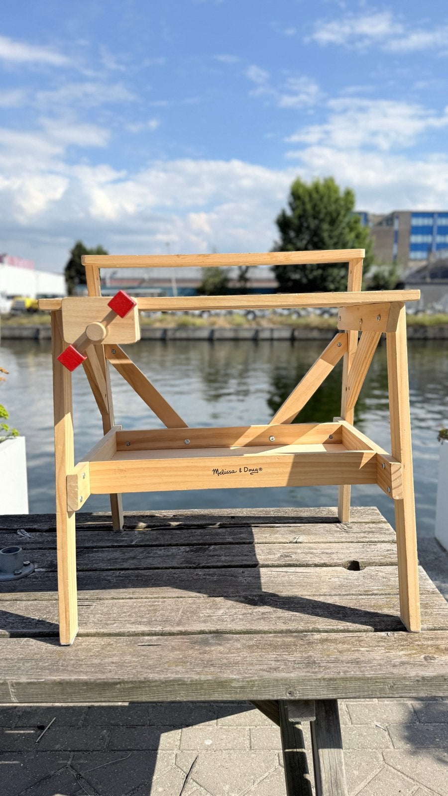 Melissa & Doug Houten Werkbank voor Kinderen, Ophalen, Zo goed als nieuw, Knutselen