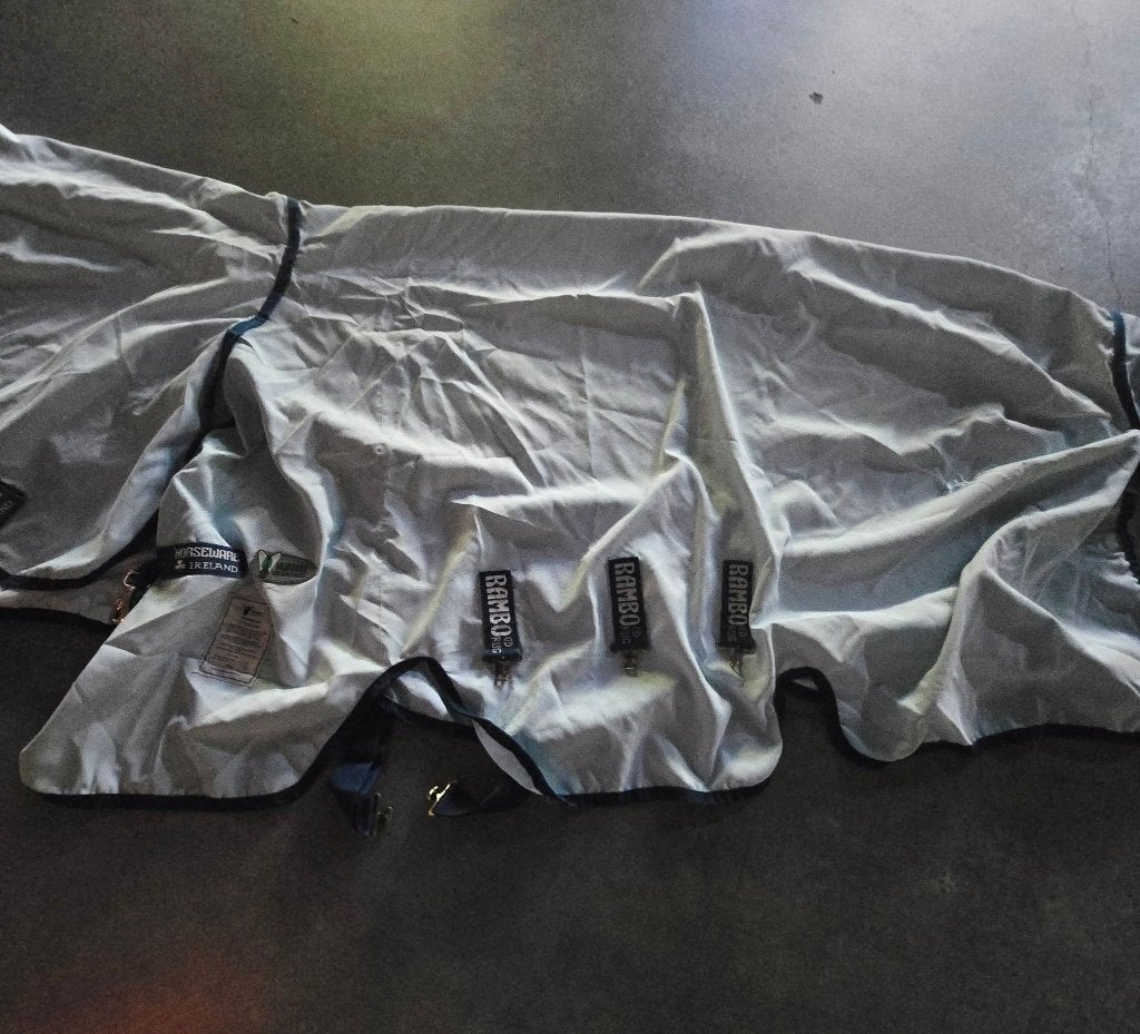 Rambo Vamoose Fly rug, exceem/UV/vliegendeken, Dieren en Toebehoren, Gebruikt, Extra Full (XL), Ophalen of Verzenden, Rambo