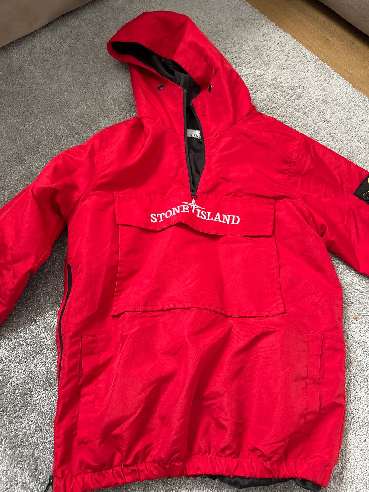 Stone Island Jas Rood, Ophalen of Verzenden, Zo goed als nieuw, Overige maten, Rood