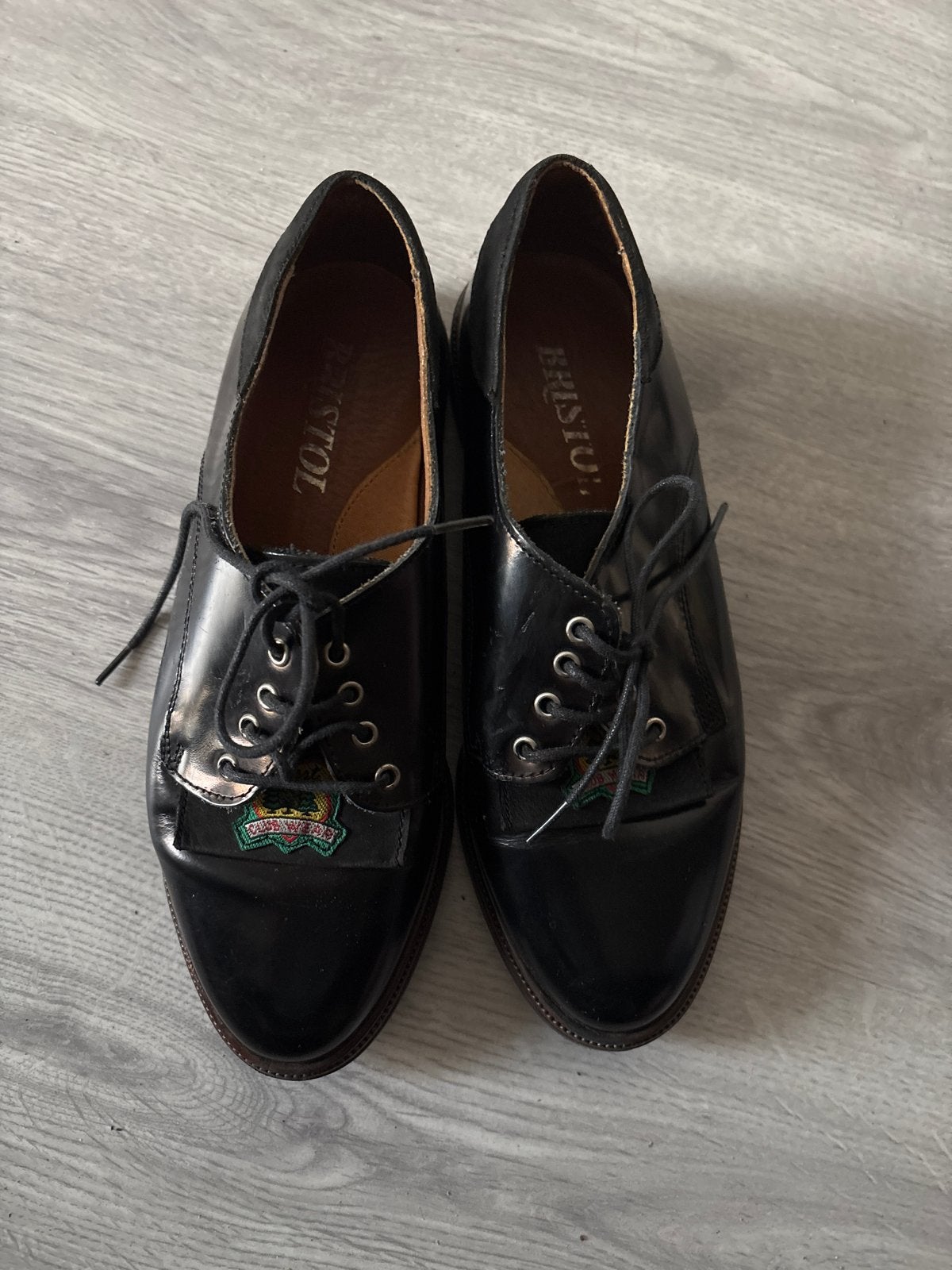 Bristol zwarte veterschoenen - Maat 38, Ophalen of Verzenden, Gedragen, Zwart, Schoenen met lage hakken