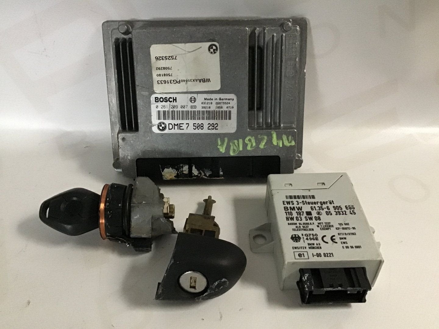 Computer motormanagement set N42B18A BMW E46 DME 7508292, Gebruikt, -, -, Ophalen of Verzenden
