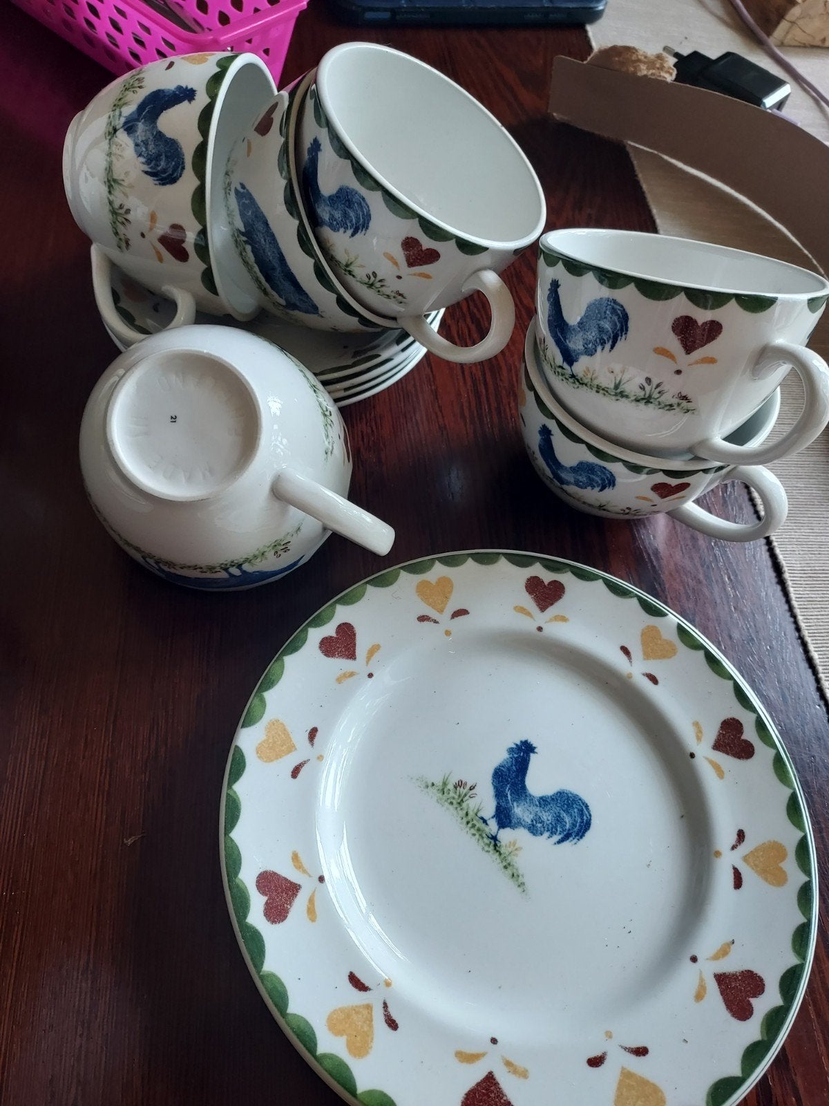 Wood &sons Jack's farm servies, Ophalen of Verzenden, Zo goed als nieuw, Landelijk/Boerenbont