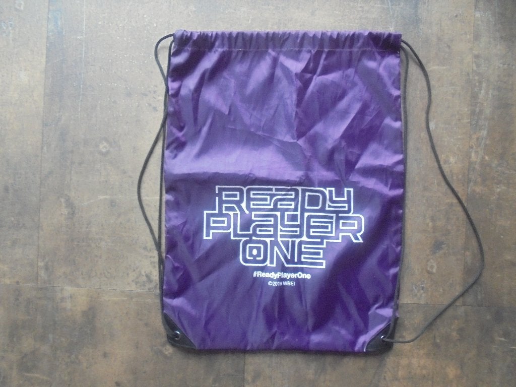 Drawstring Backpack Ready Player One (zie foto's), Overige merken, 25 tot 40 cm, Ophalen of Verzenden, Zo goed als nieuw