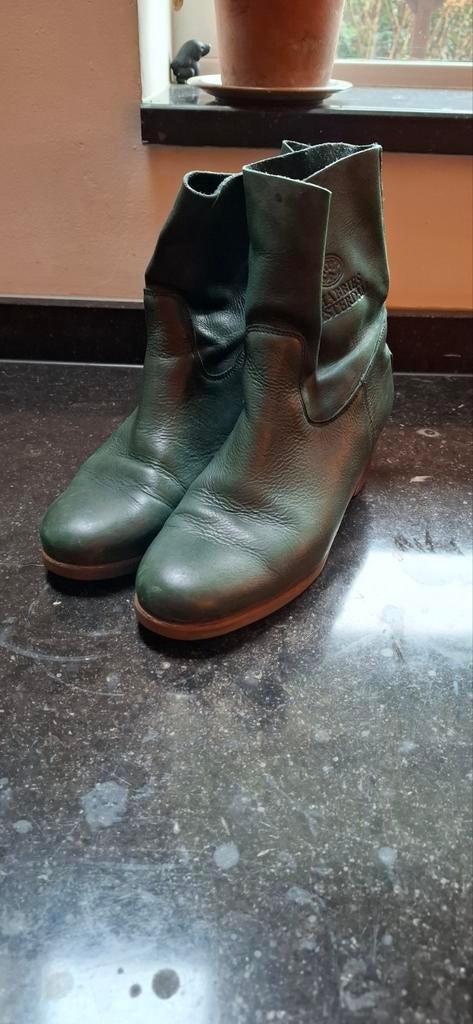 Groene shabbies Amsterdam, Shabbies Amsterdam, Lage of Enkellaarzen, Ophalen of Verzenden, Gedragen