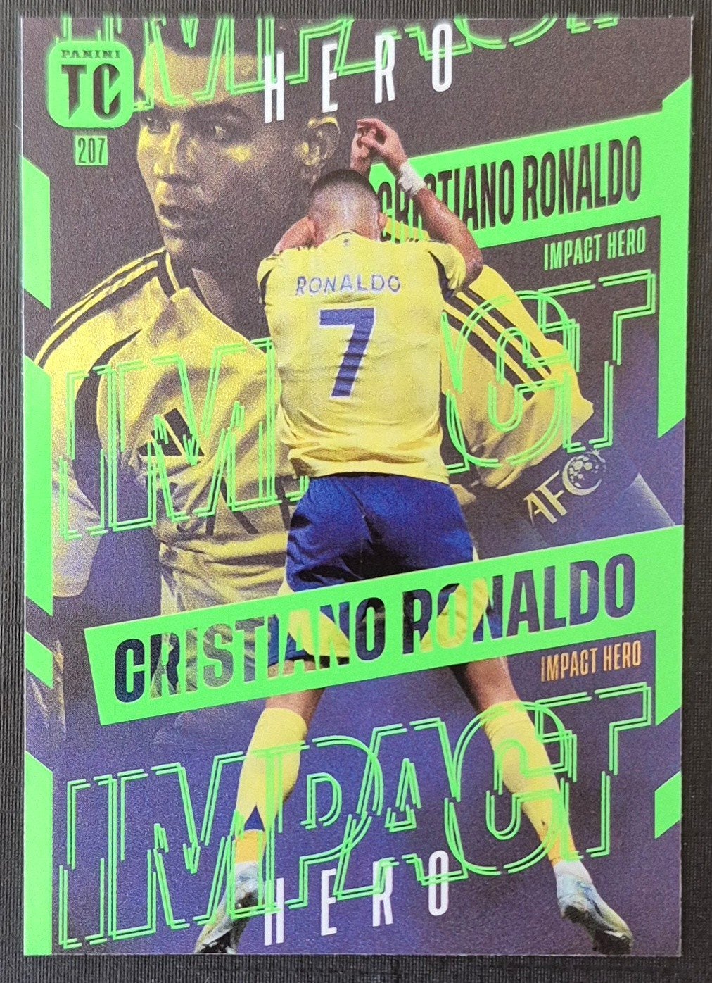 Panini Impact Hero Cristiano Ronaldo - Al-Nassr, 2024/2025, Ophalen of Verzenden, Zo goed als nieuw, Plaatje