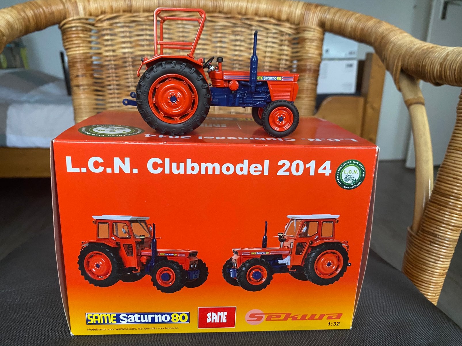 LCN Clubmodel 2014 – SAME Saturno 80 – 1:32 – Gelimiteerd, Ophalen of Verzenden, Nieuw, 1:32 tot 1:50, Italeri
