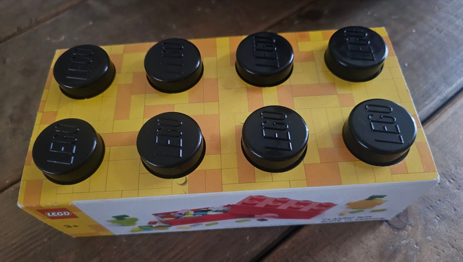Nieuw - LEGO Lunchbox Classic Zwart - Brick 8, Overige thema's, Lego, Overige typen, Nieuw
