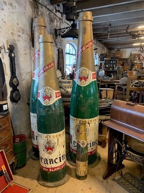 Vintage Reclame Wijnfles(sen) Decoratie - Groot en Klein, Ophalen