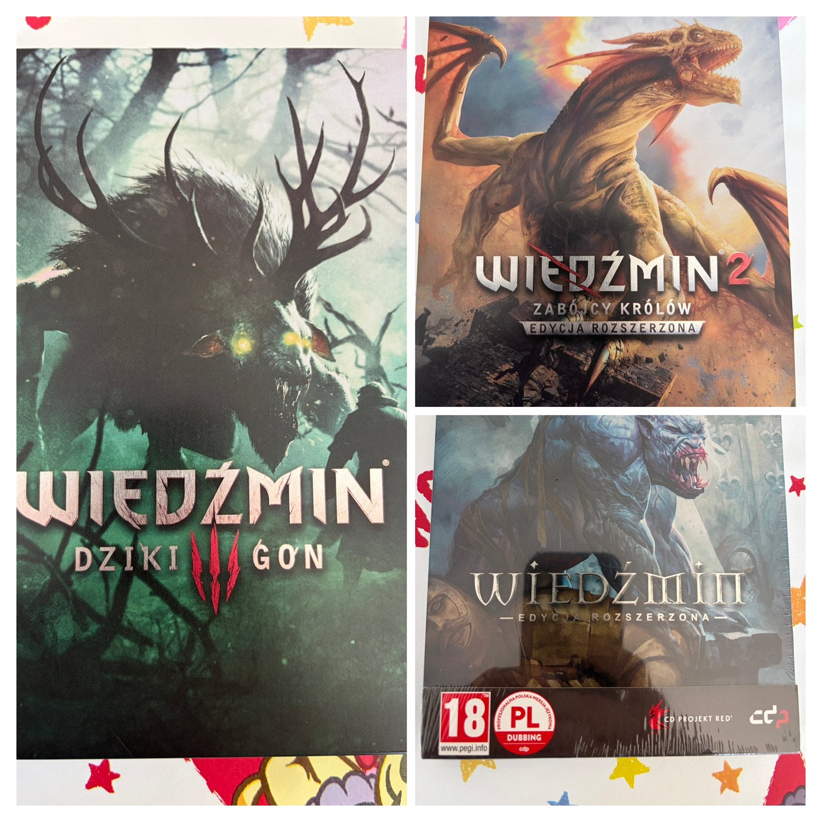 The Witcher 1, 2 & 3 PC steelbook bundel, Avontuur en Actie, Vanaf 18 jaar, 1 speler, Ophalen of Verzenden