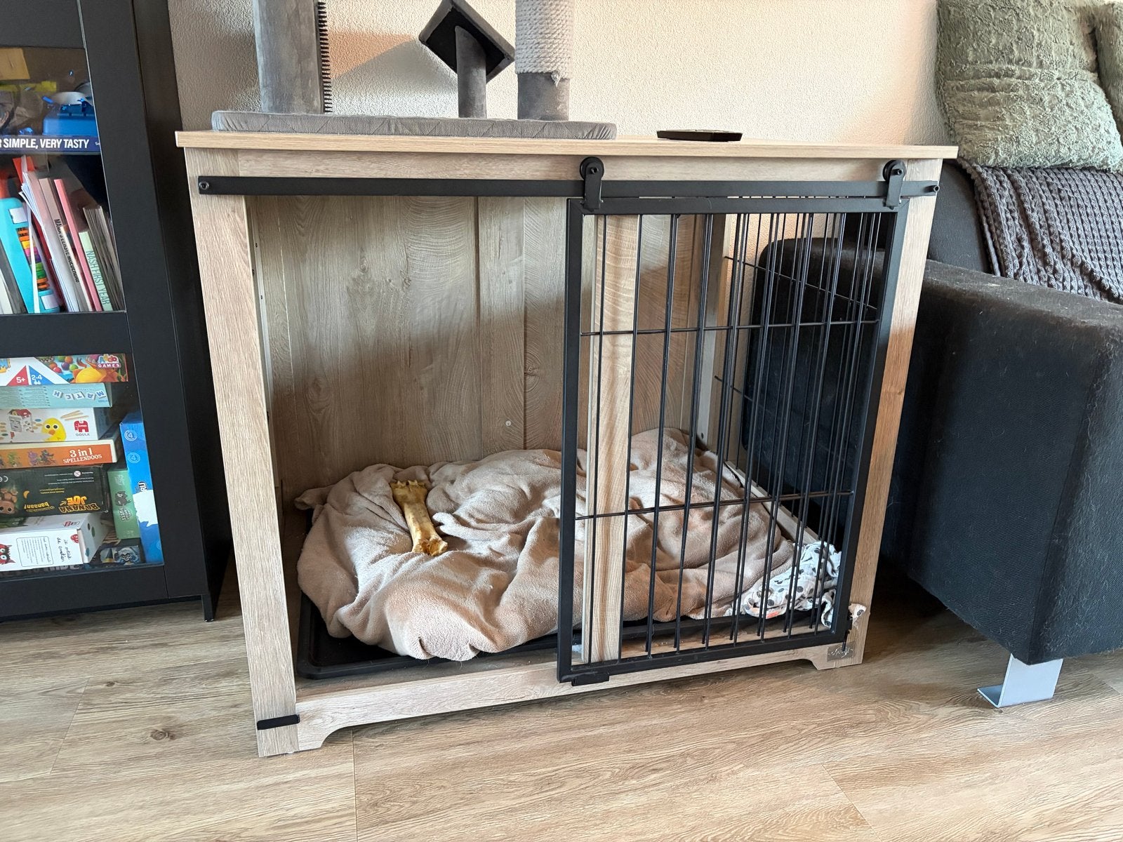 Quapas! Premium Houten Hondenbench, Dieren en Toebehoren, Ophalen, Zo goed als nieuw