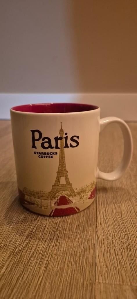 Starbucks mok | 2015 Paris, Global Icon/City‑mok, Ophalen of Verzenden, Zo goed als nieuw, Porselein, Kop en/of schotel