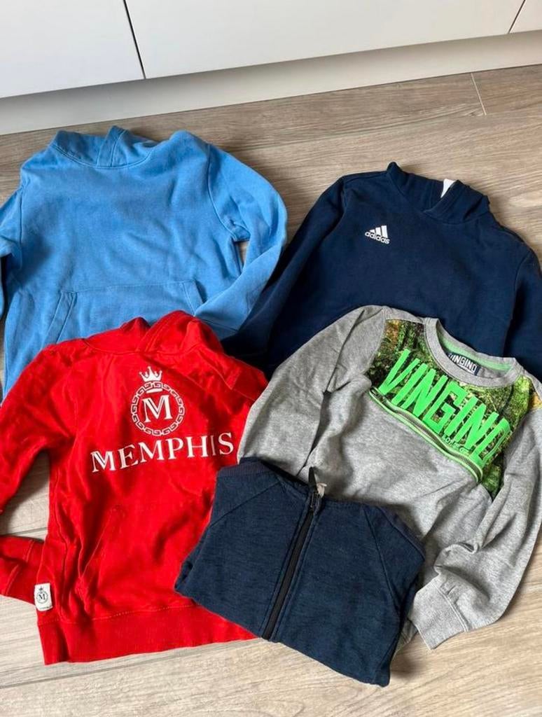 Jongenskleding pakket maat 128, Ophalen of Verzenden, Zo goed als nieuw, Jongen, Shirt of Longsleeve