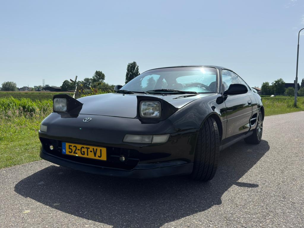 Toyota MR2 SW20 GTi T-Bar 1991, 1998 cc, Achterwielaandrijving, 400 kg, Zwart