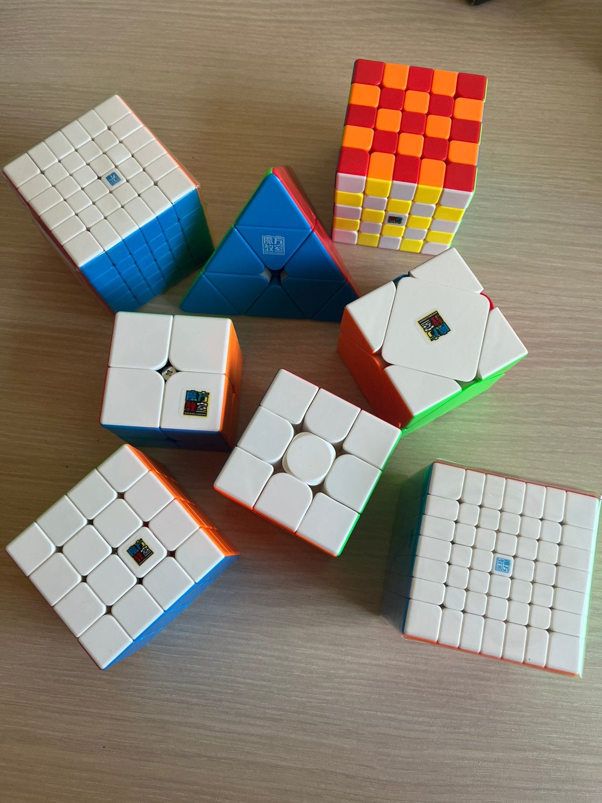 Hele set rubiks kubus cube speedcube, Ophalen of Verzenden, Nieuw, Rubik's of 3D-puzzel