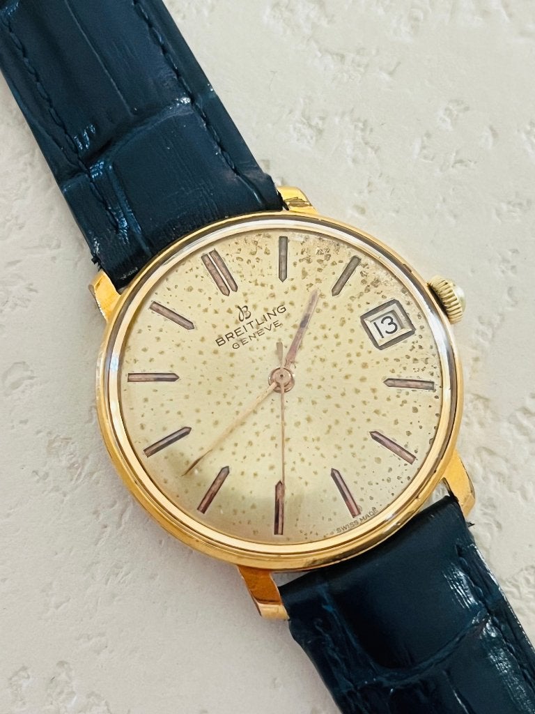 Vintage automatic Breitling heren horloge, Overige materialen, Breitling, Polshorloge, Ophalen of Verzenden