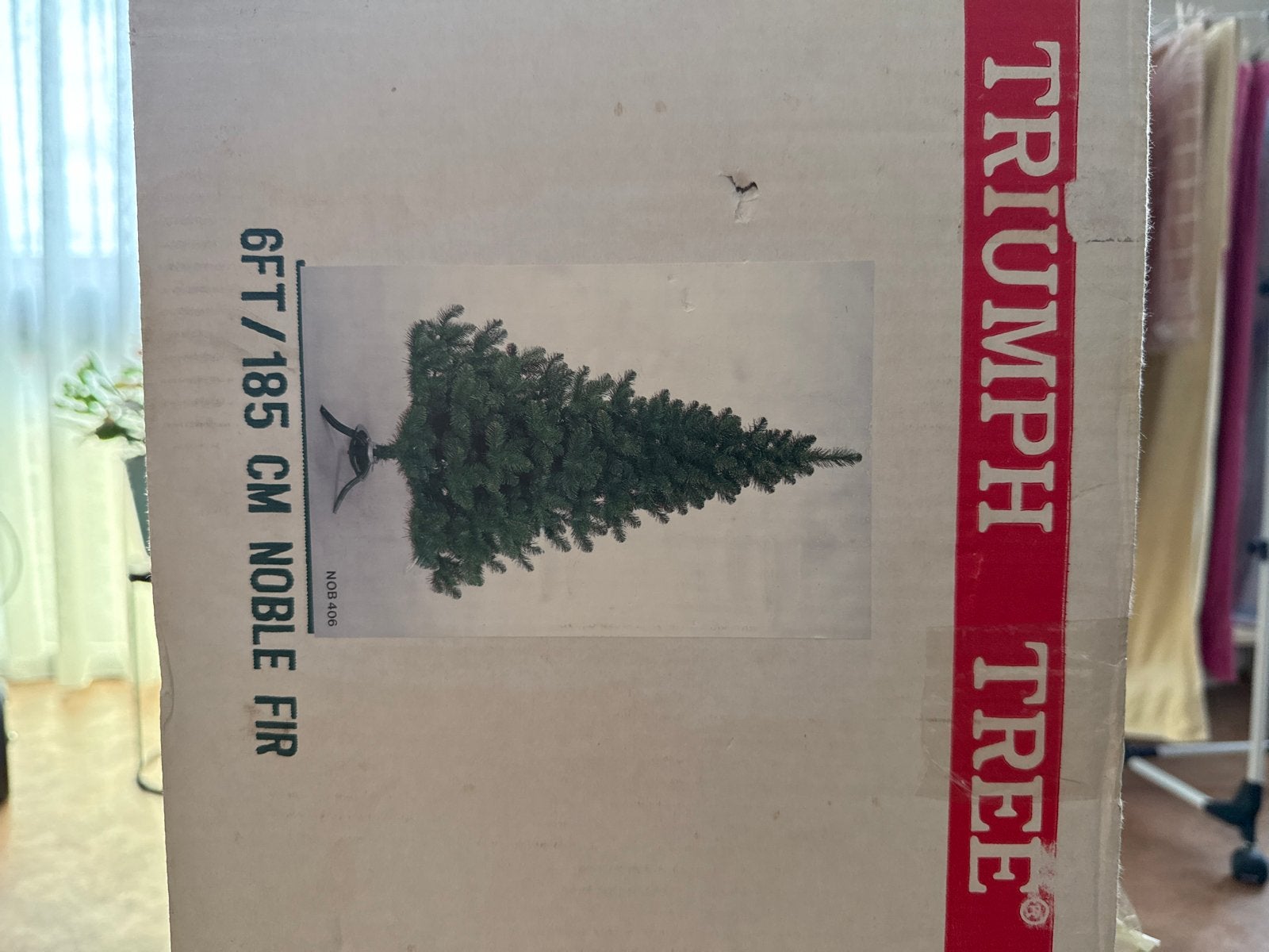 Kerstboom 185cm, Diversen, Kerst, Ophalen, Zo goed als nieuw