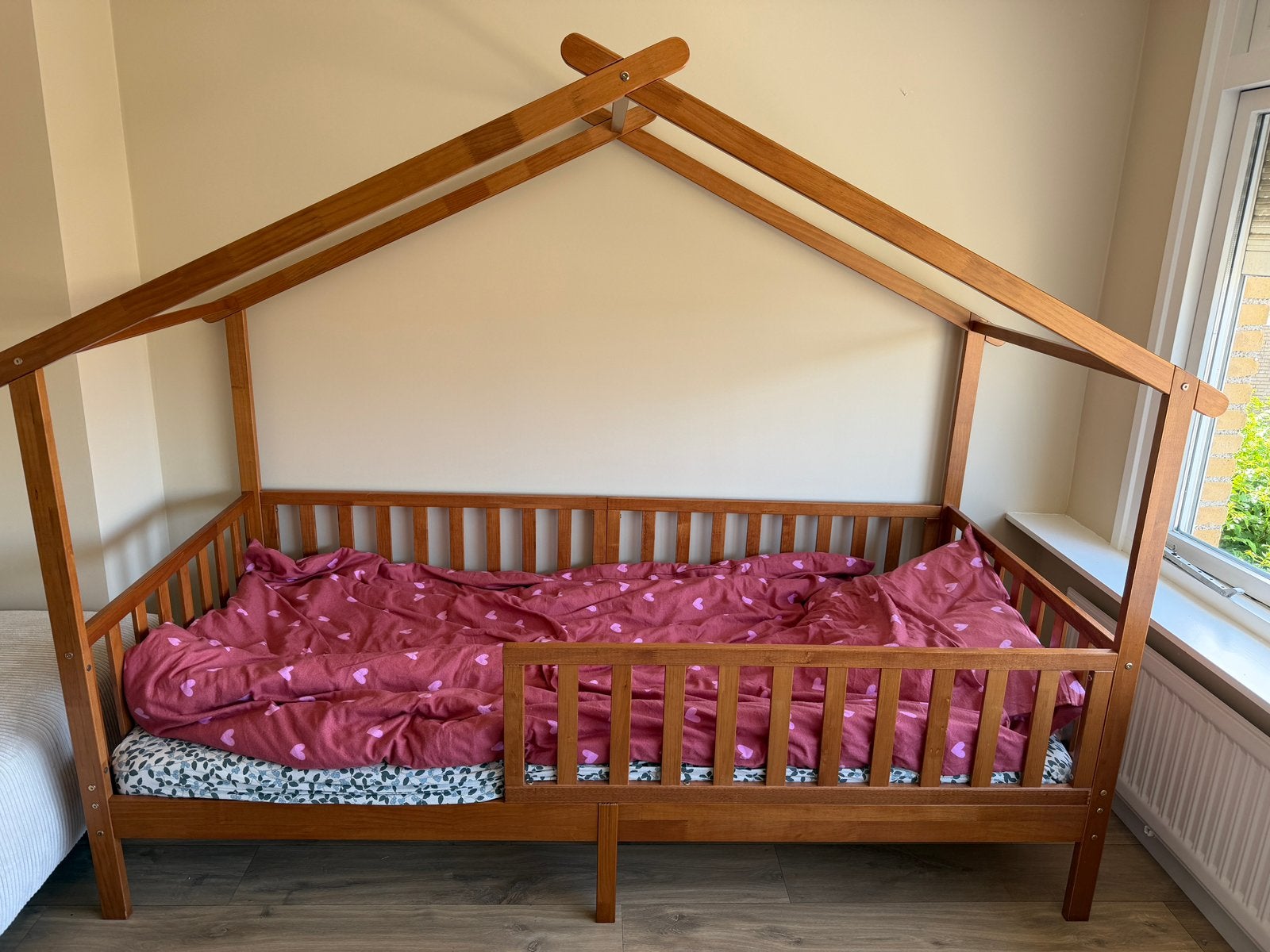 Bedhuisje Petite Amélie 200 x 90, Ophalen, 85 tot 100 cm, Zo goed als nieuw, Matras