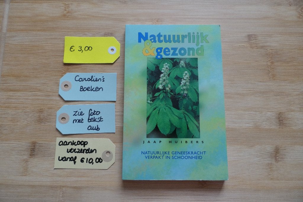 Natuurlijk en gezond. Jaap Huibers., Ophalen of Verzenden, Gelezen, Kruiden en Alternatief, Jaap Huibers.
