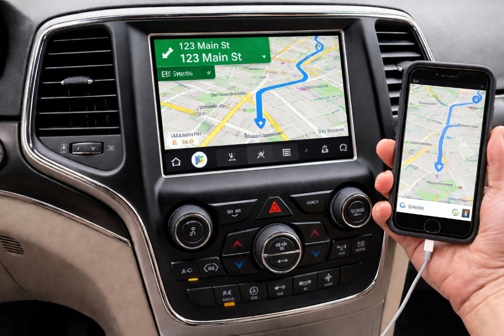 navigatie dodge ram 1500 carkit android auto carplay Dynavin