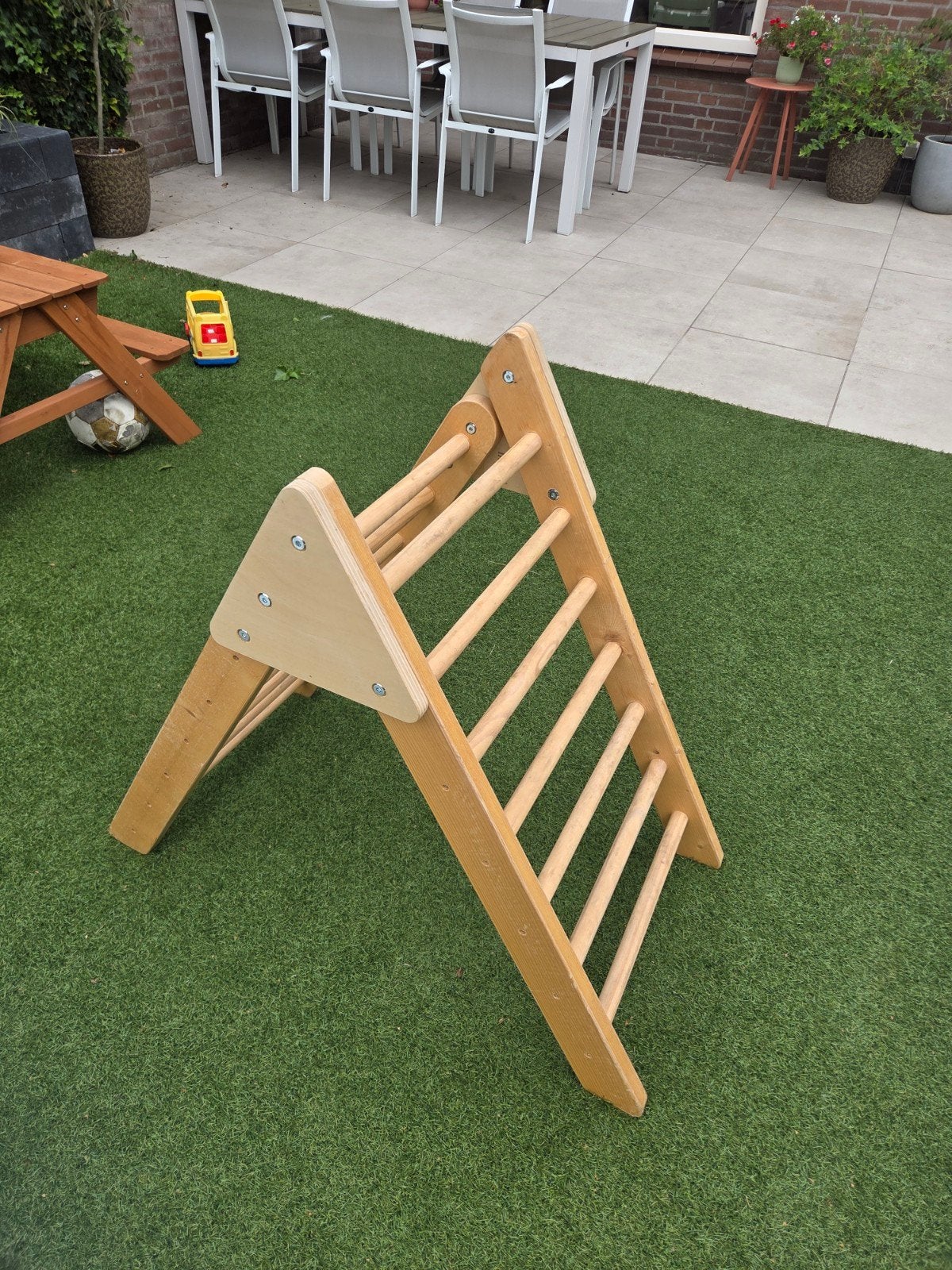 Houten Klimrek voor Kinderen - Pikler Driehoek, Ophalen, Gebruikt, Klimwand