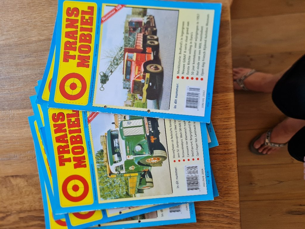 Transmobiel truckbladen, Boeken, Gelezen, Overige merken, Transmobiel, Ophalen of Verzenden