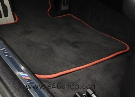 VLOERMATTEN BMW "1 F40 ZWART ROOD OE 51479874304 ORG BMW, -, -, Nieuw, Ophalen of Verzenden