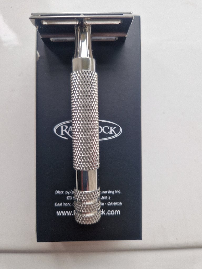 Razorock game changer safety razor, Ophalen of Verzenden, Nieuw, Gehele gezicht, Verzorging