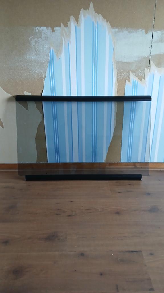 Nieuw Wiggo glasplaat 90 cm zwart, Ophalen