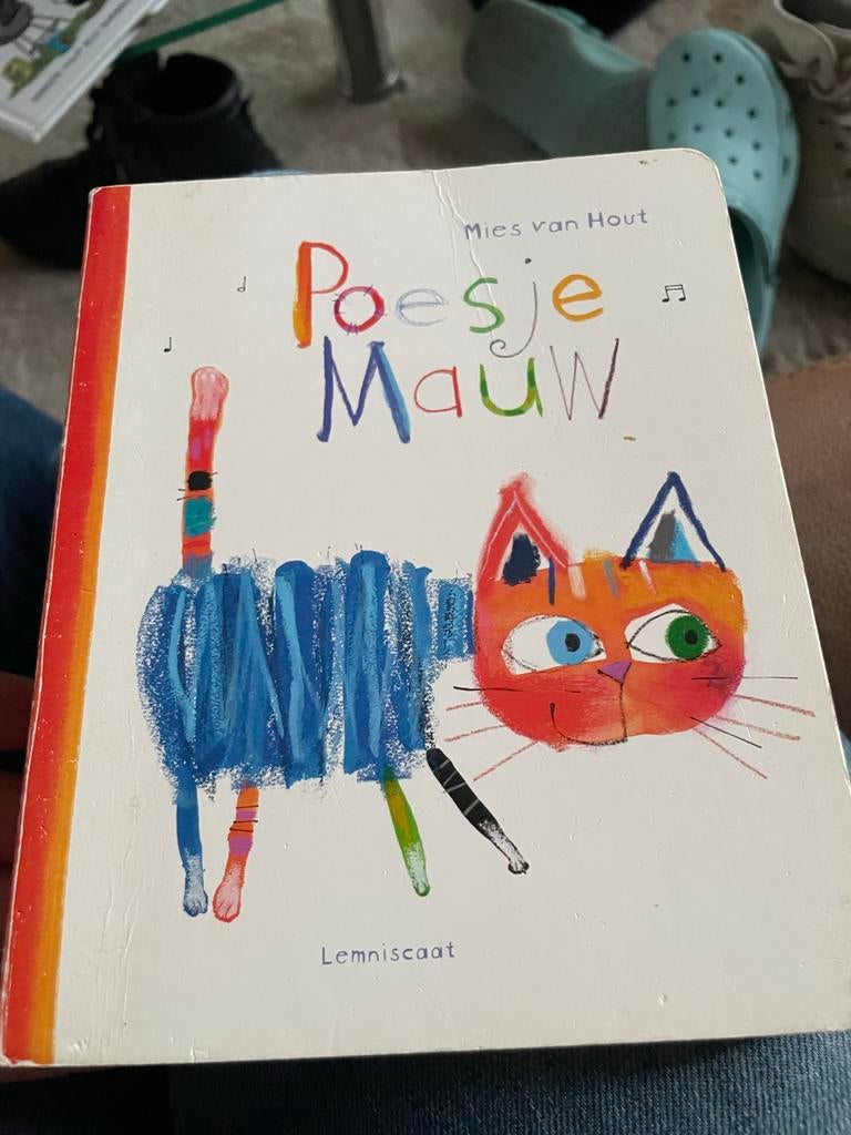 Poesje Mauw - Een vrolijk voorleesboek van Mies van Hout, Boeken, Fictie algemeen, Jongen of Meisje, Voorleesboek, 4 jaar