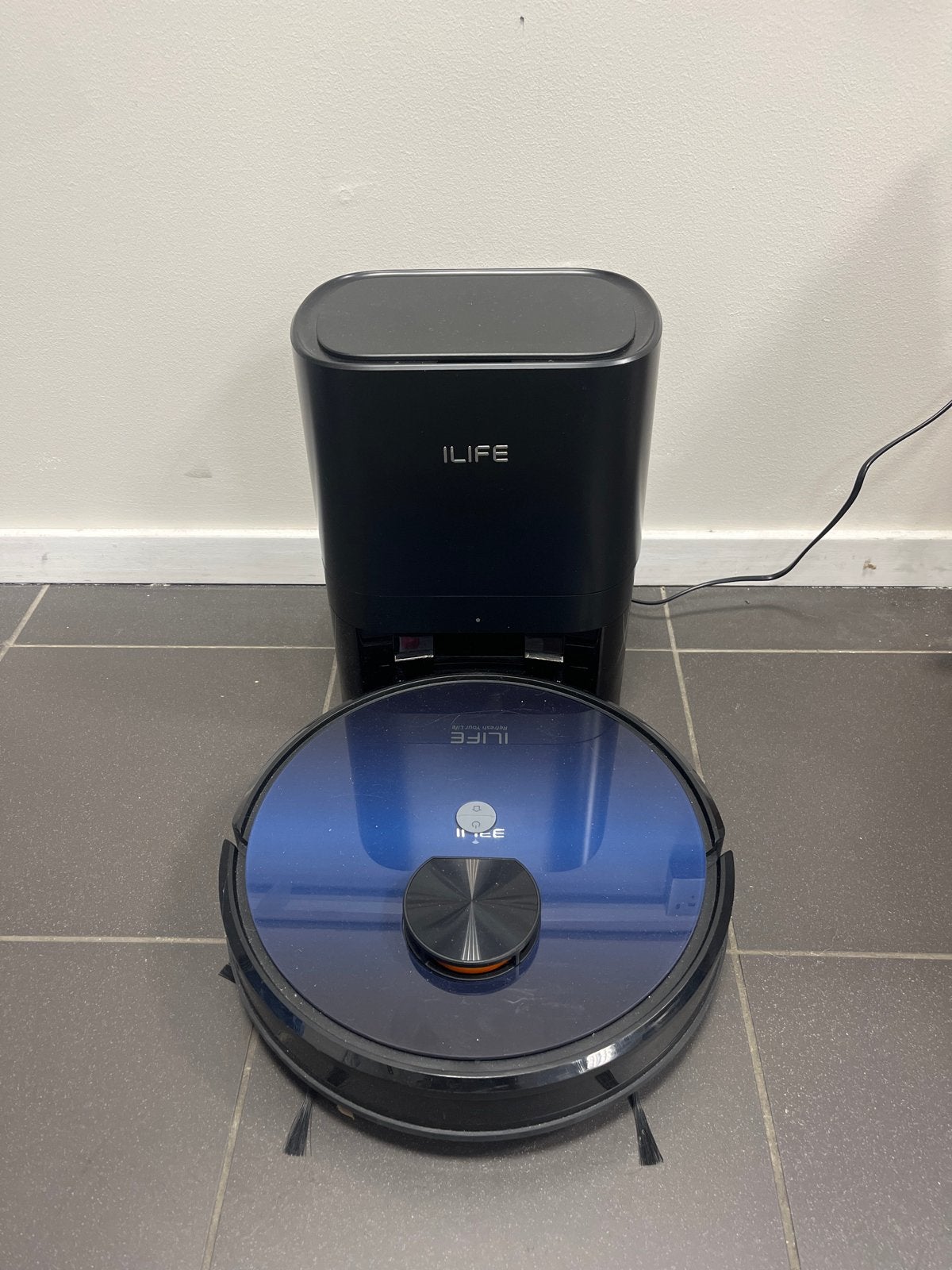 iLife T10s Robotstofzuiger met zelfleegstation, Witgoed en Apparatuur, Gebruikt, Ophalen of Verzenden, Robotstofzuiger, Reservoir