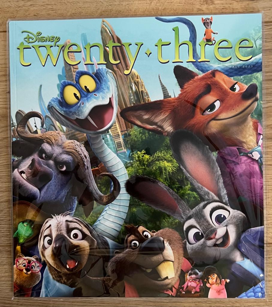Disney twenty-three Magazine – Fall 2025 – D23 Exclusive, Ophalen of Verzenden, Overige figuren, Nieuw, Overige typen