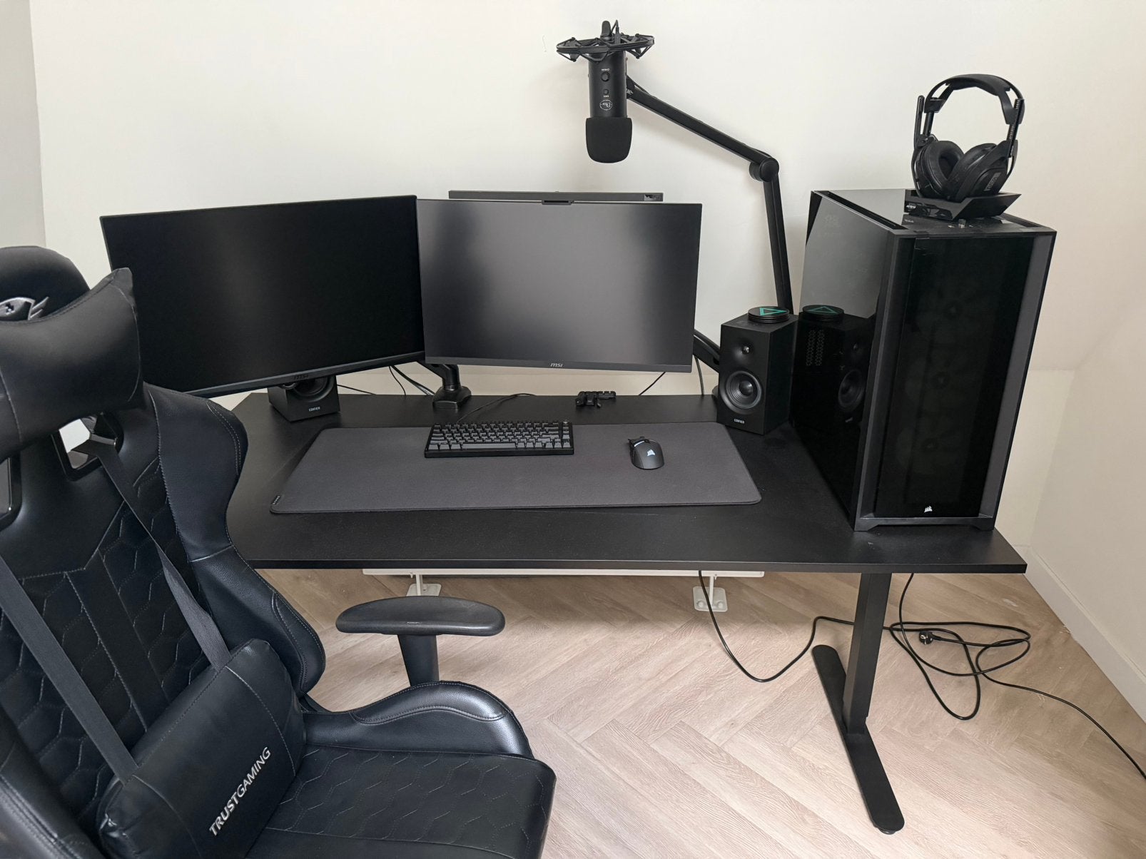 High end gaming pc setup met alles erop en eraan, 32 GB, Virtual Reality, Zo goed als nieuw, 2 TB