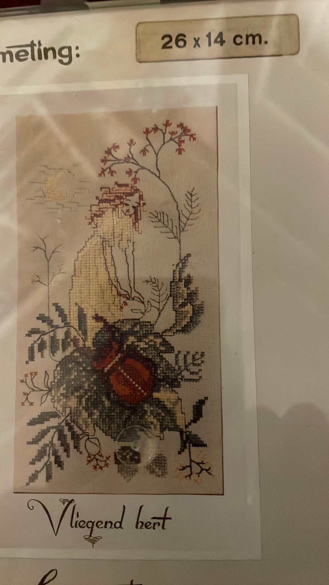 Maria van scharrenburg vliegend hert, Hobby en Vrije tijd, Borduren en Borduurmachines, Verzenden, Nieuw, Borduurpakket