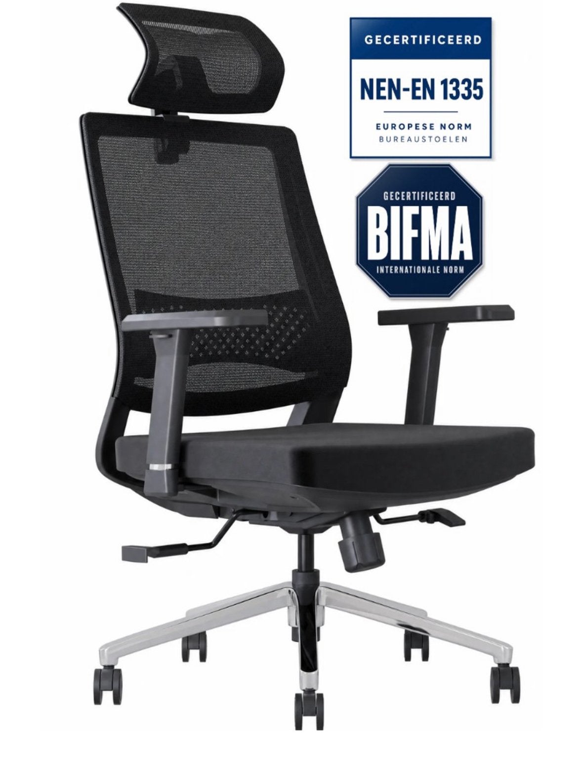 Stane ergonomische bureaustoel, Ophalen, Gaming bureaustoel, Zwart, Zo goed als nieuw