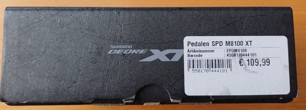 DEORE XT XC PD-M8100 Pedal voor gravelebike of MTB, Ophalen, Zo goed als nieuw, Overige merken