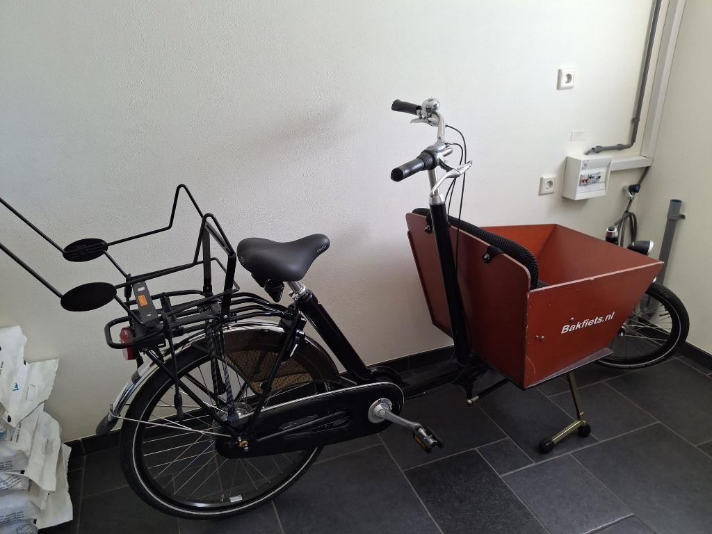 Robuuste bakfiets, Fietsen en Brommers, Fietsen | Bakfietsen, Gebruikt, 2 kinderen, Trommelrem, Ophalen