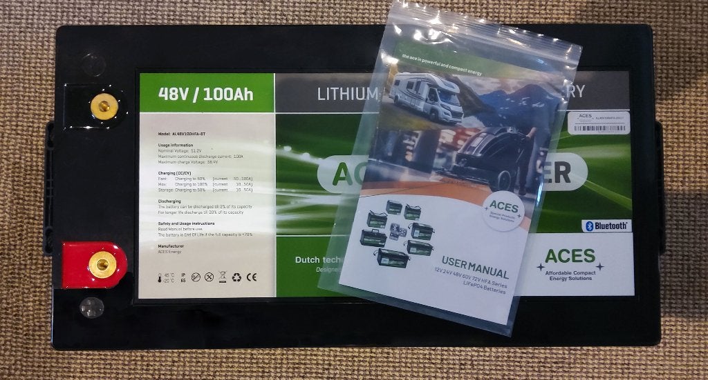 ACES HFA LiFePO4 48V 100Ah accu, Nieuw